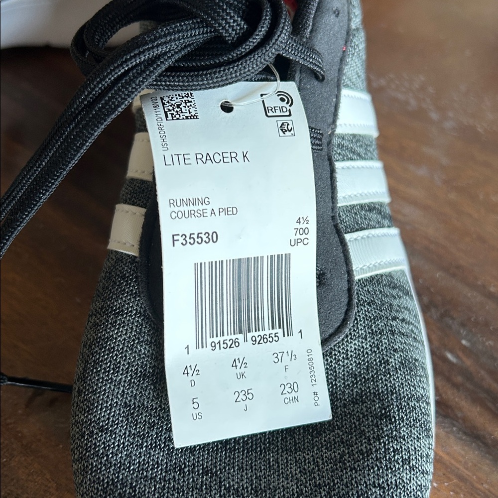 ADIDAS Lite Racer Running Shoe - Picture 6 of 8